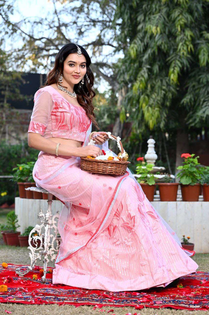 Women's Tussar Silk Patola Printed Lehenga Set with Dupatta ? Stitched with Can Can Flair - Image 12